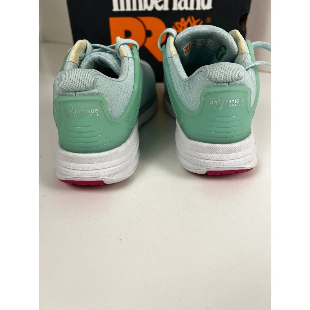 Timberland‎ Pro Drivetrain Womens Light Blue Anti Fatigue Work Shoes Size 7.5